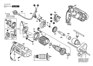 BOSCH GSB13 bare - 3601A3D0E0