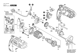 BOSCH GSB 550 RE - 3601AA02D0