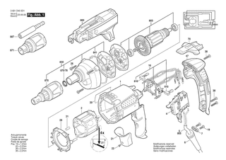 BOSCH GSR 6-25 TE - 3601D450D1