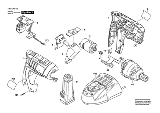 BOSCH GSR Mx2DrivProf bare - 3601JA21G0