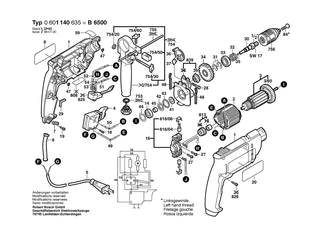 BOSCH B 6500 - 0601140635