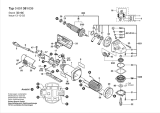 BOSCH GWS 9-125 - 0601381039
