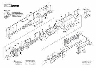 BOSCH Hf-Geradschleifer - 0602211085