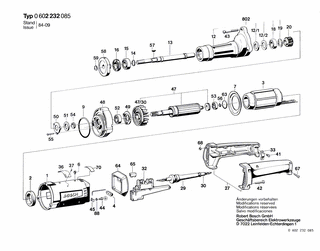BOSCH Hf-Geradschleifer - 0602232085
