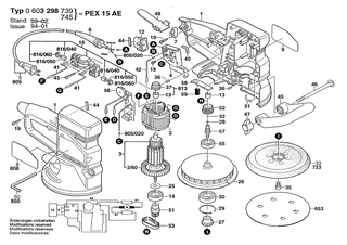 BOSCH PEX 15 AE - 0603298739