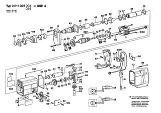 BOSCH GSH 4 - 0611307034