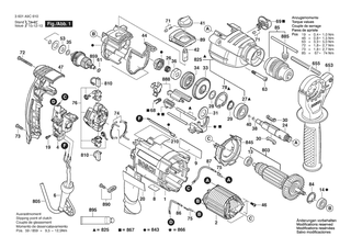BOSCH HD 21-2 BARE - 3601A9C610