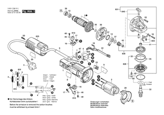 BOSCH GWS10-45E - 3601C96011