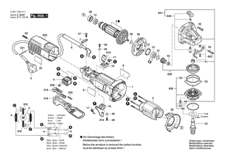 BOSCH GWS10-45PE - 3601C96511