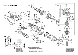 BOSCH GWS10-45DE - 3601C96611
