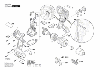 BOSCH GSR18V-535C - 3601JG1110