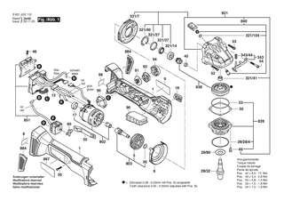 BOSCH GWS18V-45C - 3601JG3110