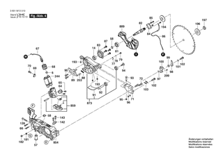 BOSCH GTS1041A-09 - 3601M13510