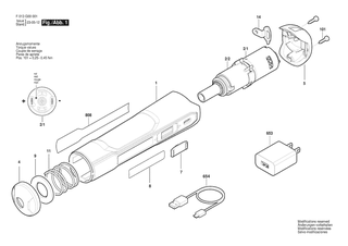 BOSCH GO-01 3.6V 1.5Ah BT - F013G00001