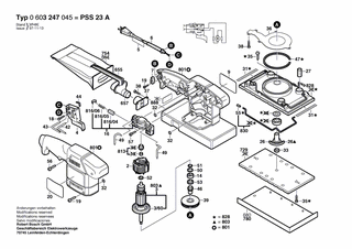 BOSCH PSS 23 A - 0603247045