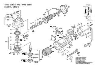 BOSCH PWS 620 S - 0603273145