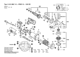 BOSCH PWS 13-125 CE - 0603280745
