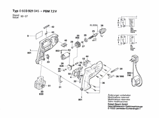 BOSCH PMB 7,2 V - 0603921045