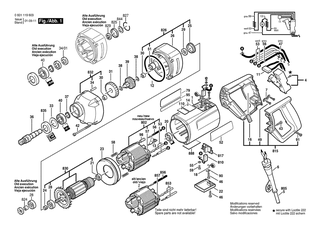 BOSCH Gw-1G-Bohrmaschine-Elktrn - 0601119648