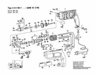 BOSCH GBM 10-2 RE - 0601164747