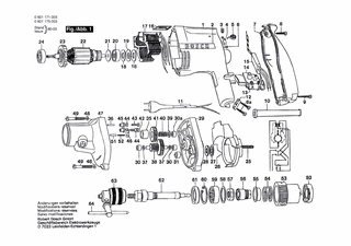 BOSCH Schlagbohrmaschine - 0601175047