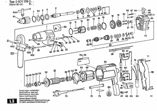 BOSCH Schlagbohrmaschine - 0601179048