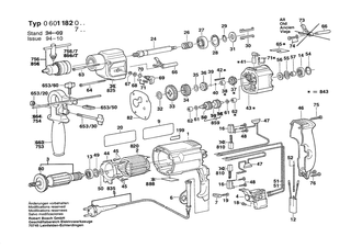 BOSCH GSB 20-2 E - 0601182761