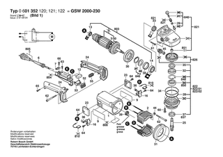 BOSCH GWS 2000-230 - 0601352121