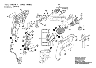 BOSCH PSB 400 RE - 0603246748