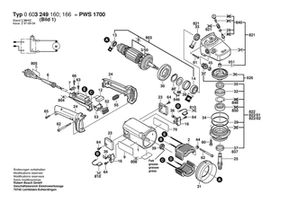 BOSCH PWS 1700 - 0603249166