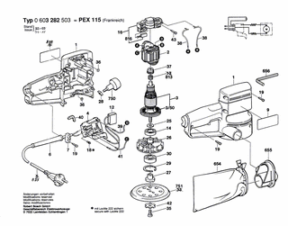 BOSCH PEX 115 - 0603282503