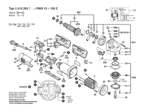 BOSCH *PWS 13-125 C - 0603324748