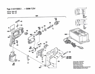 BOSCH GBM 7,2 V - 0601920237
