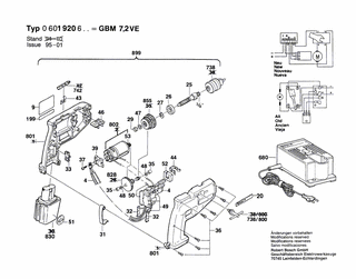 BOSCH GBM 7,2 VE - 0601920637