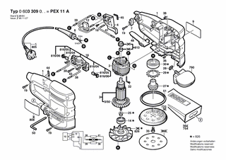 BOSCH PEX 11 A - 0603309037
