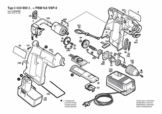 BOSCH PBM 9,6 VSP-2 - 0603933337
