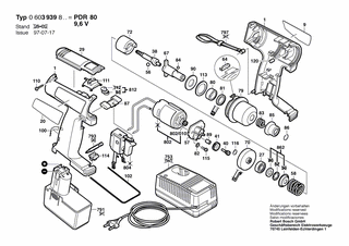 BOSCH PDR 9,6 VE - 0603939837