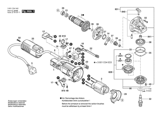BOSCH GWS 750 - 3601C94040