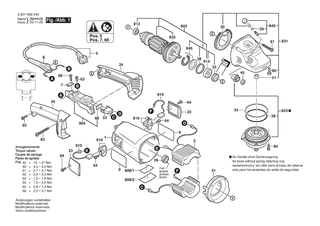 BOSCH GWS 22 - 3601H82A40