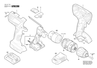 BOSCH GSB 18-2-LI plus - 3601JE7140