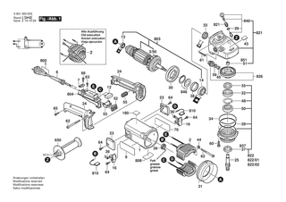BOSCH ANGLE GRINDER - 0601353065