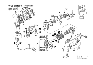BOSCH GBM 350 ALT - 0601139034