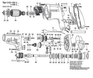BOSCH Schlagbohrmaschine - 0601176034