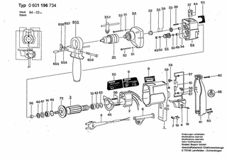 BOSCH Gw-1G-Schlagbohr-Elktrn - 0601196734