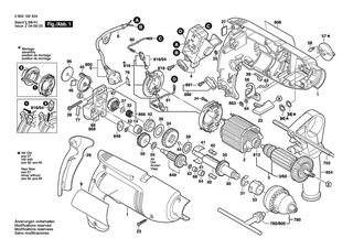 BOSCH PSB 750-2 RE (keyed chuck) - 0603162534