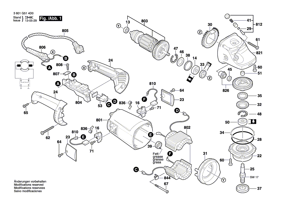 BOSCH GWS 21-230 - 3601G52490