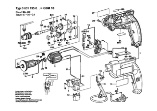 BOSCH GBM 10 - 0601135038