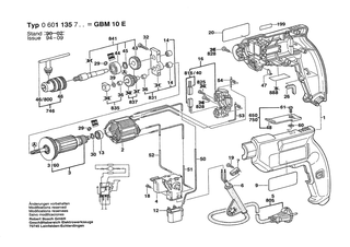 BOSCH GBM 10 E - 0601135738