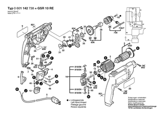 BOSCH GSB 10 RE - 0601142738