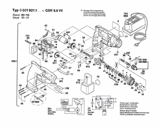 BOSCH GSR 9,6 VES - 0601921982